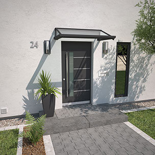 Vordächer aus Aluminium und Edelstahl gibt es bei Ihrem Meisterbetrieb Martinez GmbH aus Karben