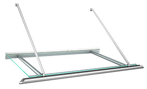Vordächer aus Aluminium und Edelstahl gibt es bei Ihrem Meisterbetrieb Martinez GmbH aus Karben