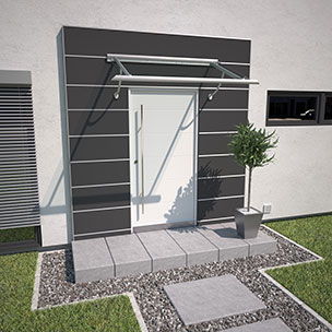 Vordächer aus Aluminium und Edelstahl gibt es bei Ihrem Meisterbetrieb Martinez GmbH aus Karben